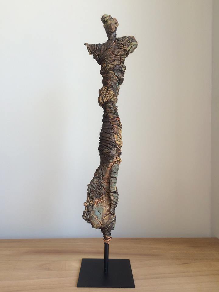 Abstract sculpture with Powertex and Easy 3Dflex. Visit www.powertexcreations.com for more info