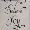 TCW2146 Believe Stencil