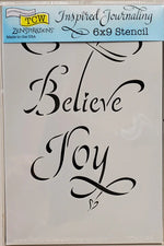 TCW2146 Believe Stencil