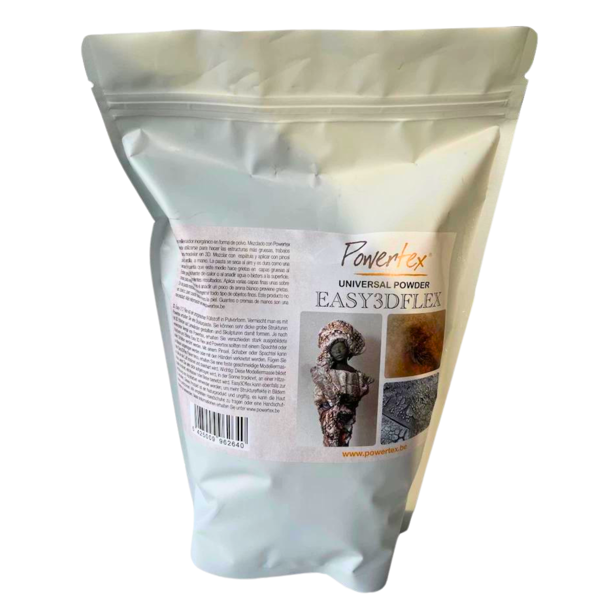 Powertex Pow0212 – Indurente Tessile Nero 1 Kg – Medium Per Mixed Media E Creazioni Artistiche
