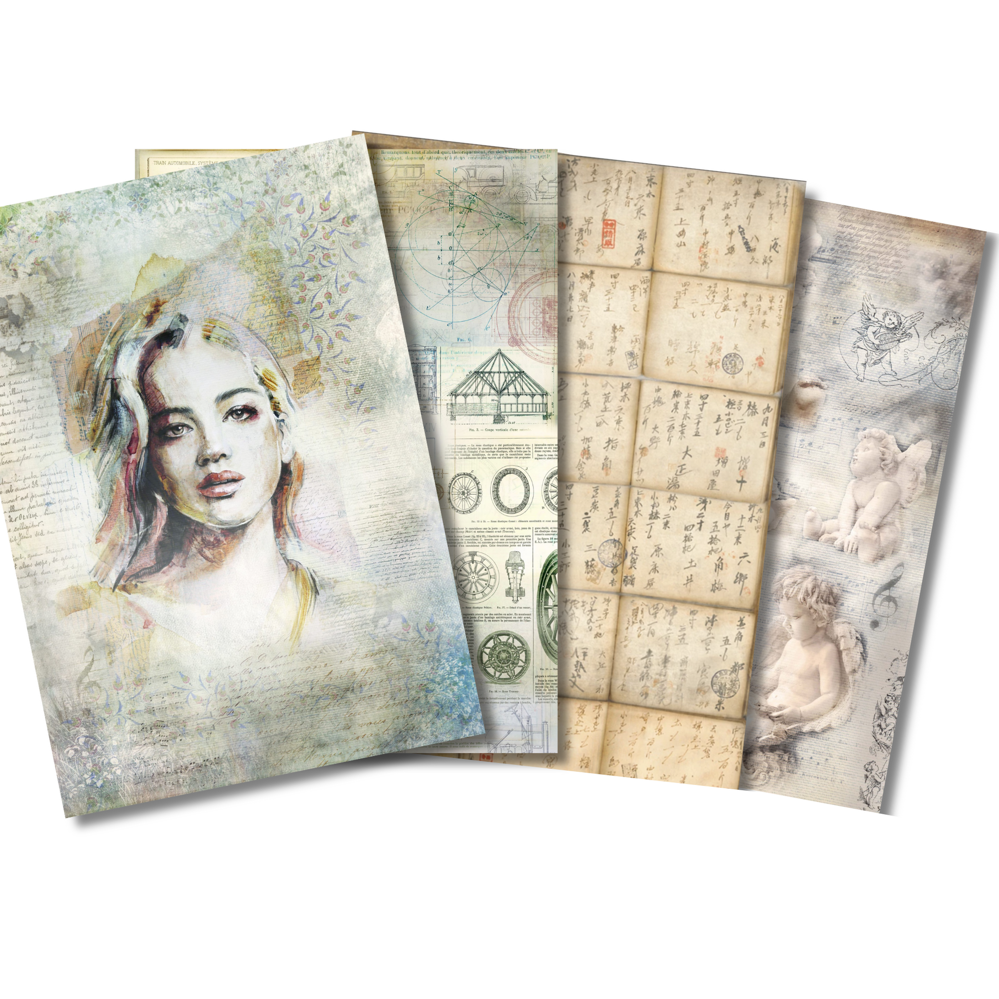 Powertex Silk Paper -Variety 4 pack