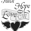 TCW2145 Faith Hope Love