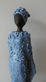 Powertexcreations Lady with Blue Hat